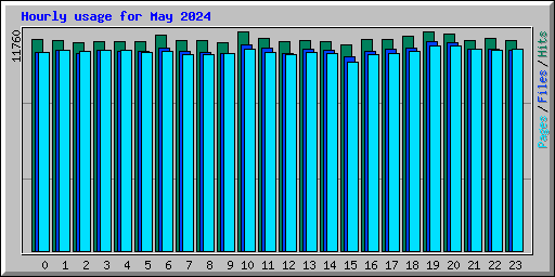 Hourly usage for May 2024